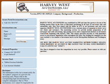 Tablet Screenshot of hwestauctions.com
